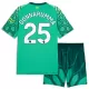 Completo calcio Portiere Manchester City Donnarumma 25 Bambino Primo 2026-27 Verde