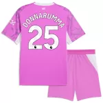 Completo calcio Portiere Manchester City Donnarumma 25 Bambino Secondo 2026-27 Rosa