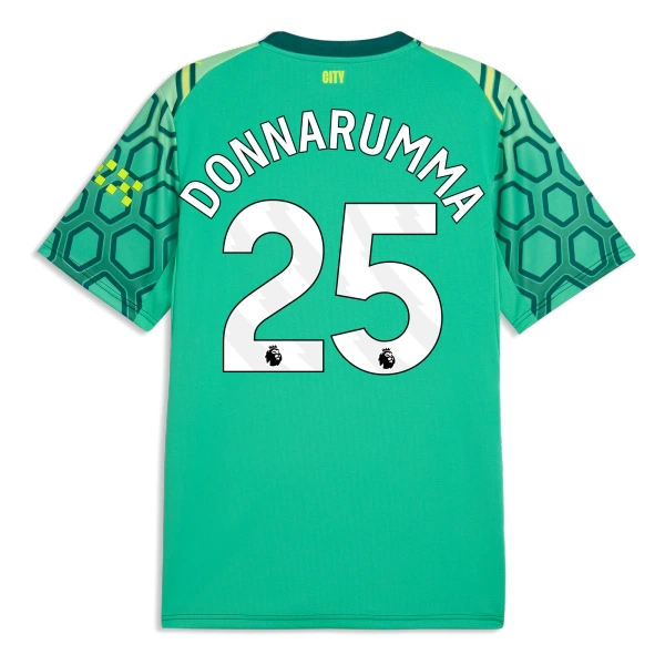 Maglia Portiere Manchester City Donnarumma 25 Uomo Primo 2026-27 Verde