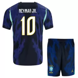 Completo calcio Brasile Neymar JR 10 Bambino Secondo Mondiali 2026 Completo calcio Brasile Neymar JR 10 Bambino Secondo Mondiali 2026