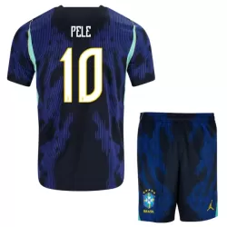 Completo calcio Brasile Pele 10 Bambino Secondo Mondiali 2026 Completo calcio Brasile Pele 10 Bambino Secondo Mondiali 2026