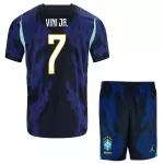 Completo calcio Brasile Vini JR. 7 Bambino Secondo Mondiali 2026