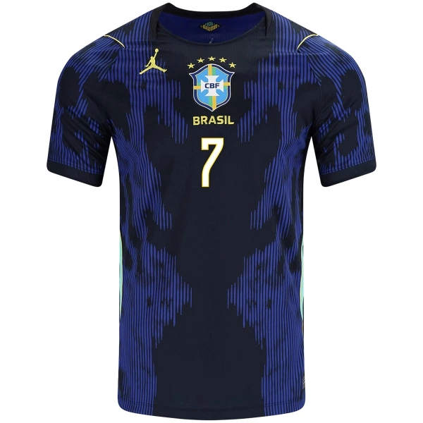 Completo calcio Brasile Vini JR. 7 Bambino Secondo Mondiali 2026