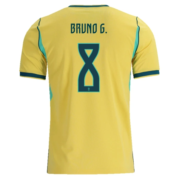 Maglia Brasile Bruno Guimaraes 8 Uomo Primo Mondiali 2026