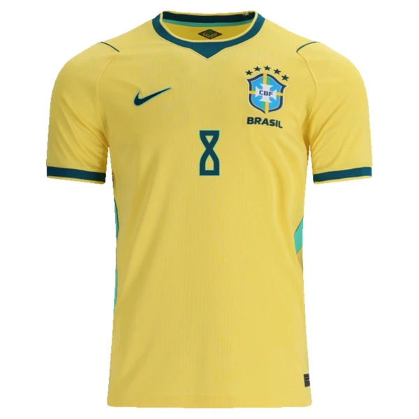 Maglia Brasile Bruno Guimaraes 8 Uomo Primo Mondiali 2026
