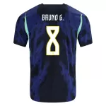 Maglia Brasile Bruno Guimaraes 8 Uomo Secondo Mondiali 2026