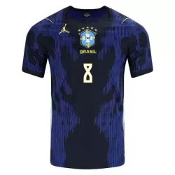 Maglia Brasile Bruno Guimaraes 8 Uomo Secondo Mondiali 2026