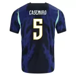 Maglia Brasile Casemiro 5 Uomo Secondo Mondiali 2026