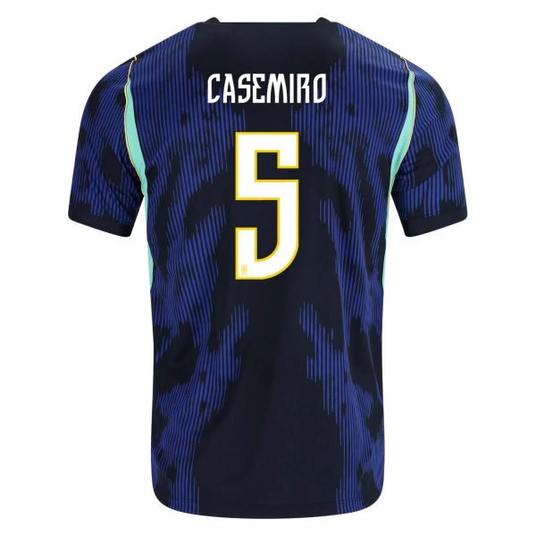 Maglia Brasile Casemiro 5 Uomo Secondo Mondiali 2026