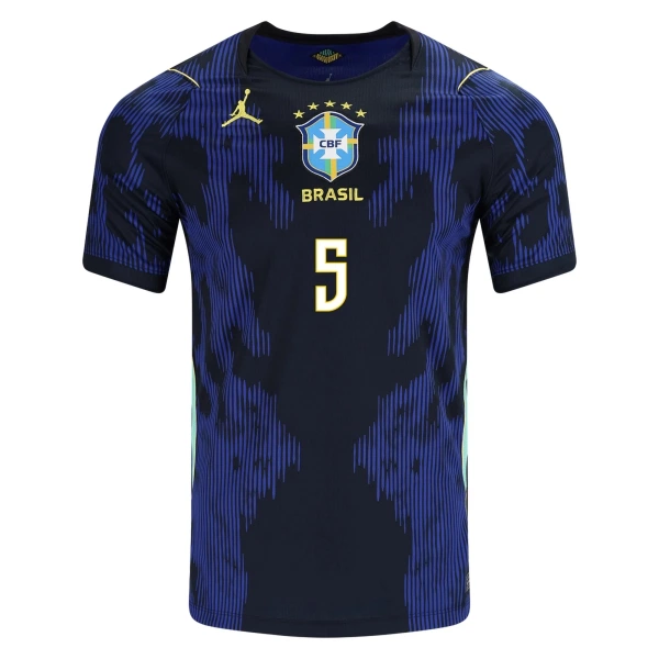 Maglia Brasile Casemiro 5 Uomo Secondo Mondiali 2026