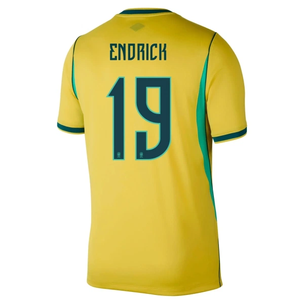 Maglia Brasile Endrick 19 Uomo Primo Mondiali 2026 Maglia Brasile Endrick 19 Uomo Primo Mondiali 2026