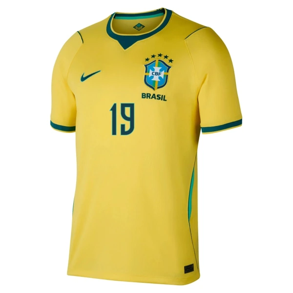 Maglia Brasile Endrick 19 Uomo Primo Mondiali 2026