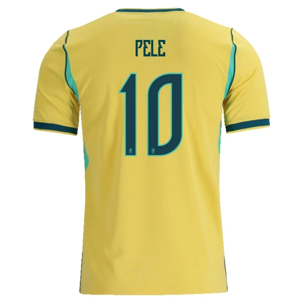 Maglia Brasile Pele 10 Uomo Primo Mondiali 2026 Maglia Brasile Pele 10 Uomo Primo Mondiali 2026