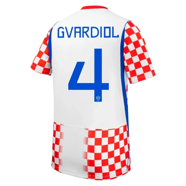 Completo calcio Croazia Gvardiol 4 Bambino Primo Mondiali 2026