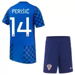 Completo calcio Croazia Perišić 14 Bambino Secondo Mondiali 2026