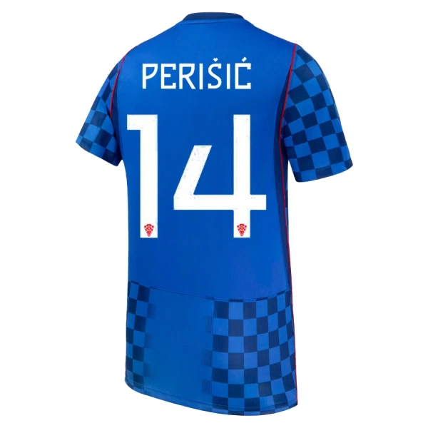Completo calcio Croazia Perišić 14 Bambino Secondo Mondiali 2026