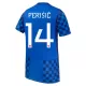 Completo calcio Croazia Perišić 14 Bambino Secondo Mondiali 2026