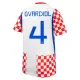 Maglia Croazia Gvardiol 4 Uomo Primo Mondiali 2026 Maglia Croazia Gvardiol 4 Uomo Primo Mondiali 2026