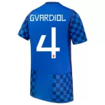 Maglia Croazia Gvardiol 4 Uomo Secondo Mondiali 2026