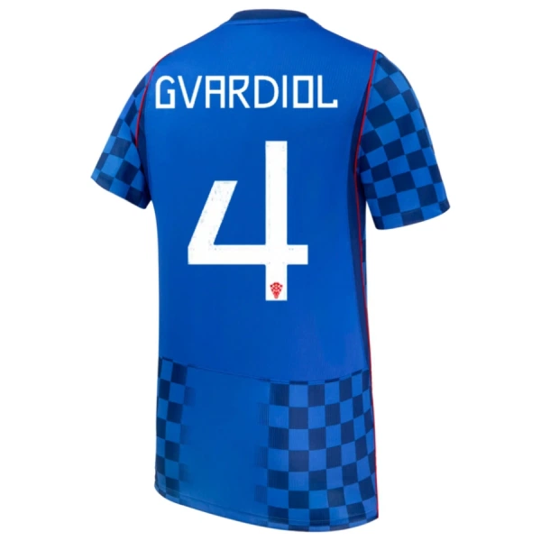 Maglia Croazia Gvardiol 4 Uomo Secondo Mondiali 2026