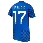 Maglia Croazia P. Sucic 17 Uomo Secondo Mondiali 2026