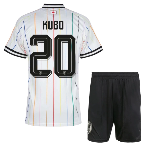 Completo calcio Giappone Kubo 20 Bambino Secondo Mondiali 2026 Completo calcio Giappone Kubo 20 Bambino Secondo Mondiali 2026