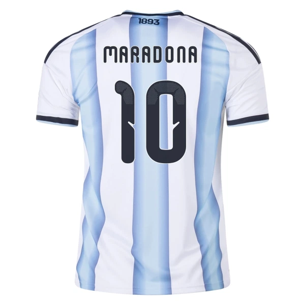 Maglia Argentina Maradona 10 Uomo Primo Mondiali 2026