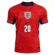 Maglia Inghilterra Palmer 20 Uomo Secondo Mondiali 2026