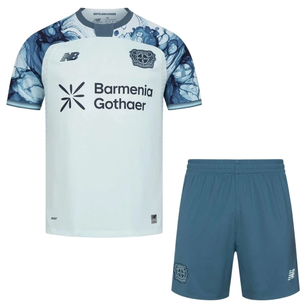 Completo calcio Bayer Leverkusen Bambino Secondo 2026-27 Completo calcio Bayer Leverkusen Bambino Secondo 2026-27