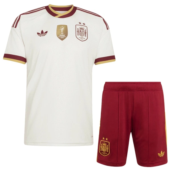 Completo calcio Spagna 2 Stars Bambino Secondo Mondiali 2026 Completo calcio Spagna 2 Stars Bambino Secondo Mondiali 2026
