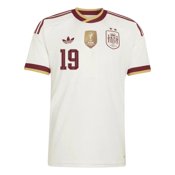 Completo calcio Spagna 2 Stars Lamine Yamal 19 Bambino Secondo Mondiali 2026
