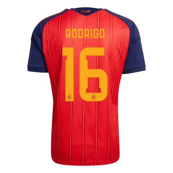 Completo calcio Spagna 2 Stars Rodrigo 16 Bambino Primo Mondiali 2026