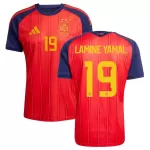 Maglia Spagna 2 Stars Lamine Yamal 19 Uomo Primo Mondiali 2026
