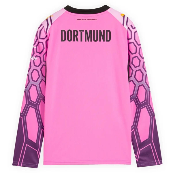 Completo calcio Portiere Borussia Dortmund Bambino Secondo 2026-27 Rosa Maniche Lunghe