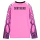 Completo calcio Portiere Borussia Dortmund Bambino Secondo 2026-27 Rosa Maniche Lunghe