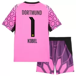 Completo calcio Portiere Borussia Dortmund Kobel 1 Bambino Secondo 2026-27 Rosa