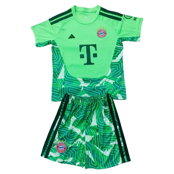 Completo calcio Portiere FC Bayern Monaco Bambino 2026-27 Verde Completo calcio Portiere FC Bayern Monaco Bambino 2026-27 Verde