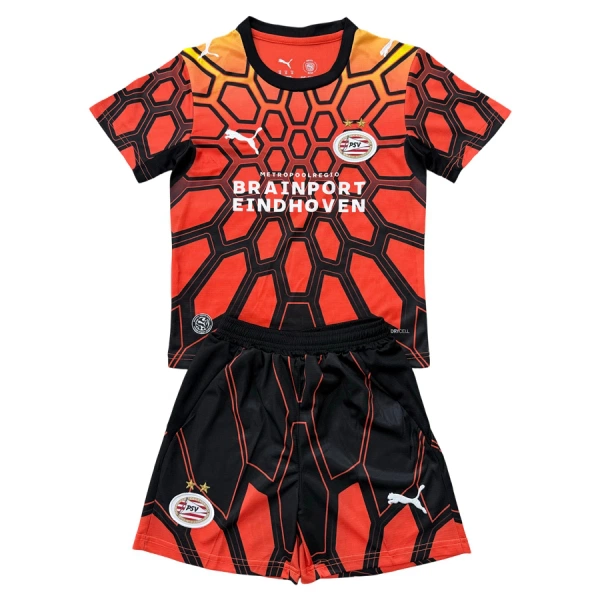 Completo calcio Portiere PSV Eindhoven Bambino 2026-27 Arancia Completo calcio Portiere PSV Eindhoven Bambino 2026-27 Arancia