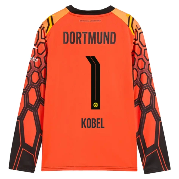 Maglia Portiere Borussia Dortmund Kobel 1 Uomo Primo 2026-27 Arancia Maniche Lunghe Maglia Portiere Borussia Dortmund Kobel 1 Uomo Primo 2026-27 Arancia Maniche Lunghe