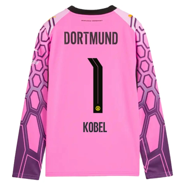 Maglia Portiere Borussia Dortmund Kobel 1 Uomo Secondo 2026-27 Rosa Maniche Lunghe Maglia Portiere Borussia Dortmund Kobel 1 Uomo Secondo 2026-27 Rosa Maniche Lunghe