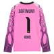 Maglia Portiere Borussia Dortmund Kobel 1 Uomo Secondo 2026-27 Rosa Maniche Lunghe Maglia Portiere Borussia Dortmund Kobel 1 Uomo Secondo 2026-27 Rosa Maniche Lunghe