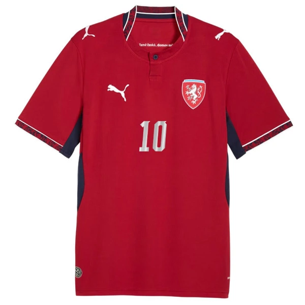 Maglia Repubblica Ceca Schick 10 Uomo Primo Mondiali 2026