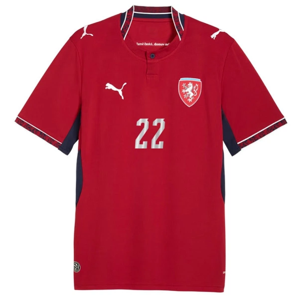 Maglia Repubblica Ceca Soucek 22 Uomo Primo Mondiali 2026