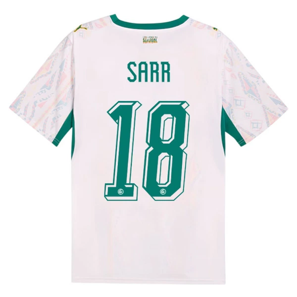 Maglia Senegal Sarr 18 Uomo Primo Mondiali 2026