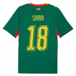 Maglia Senegal Sarr 18 Uomo Secondo Mondiali 2026