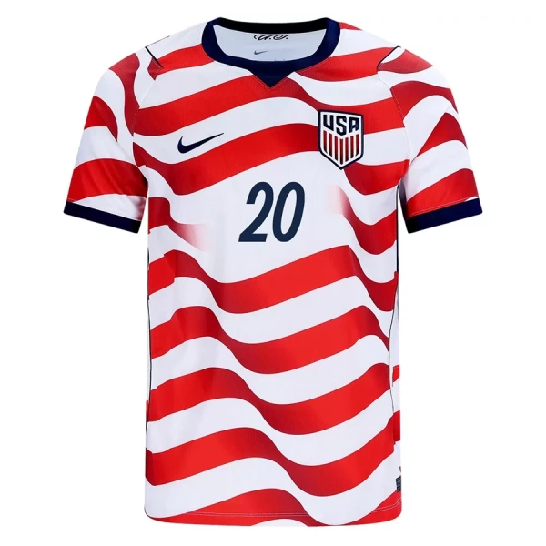 Maglia Stati Uniti Balogun 20 Uomo Primo Mondiali 2026