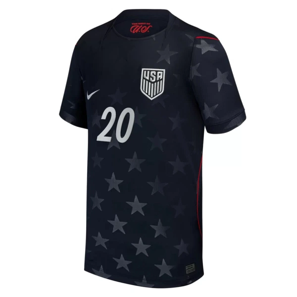 Maglia Stati Uniti Balogun 20 Uomo Secondo Mondiali 2026