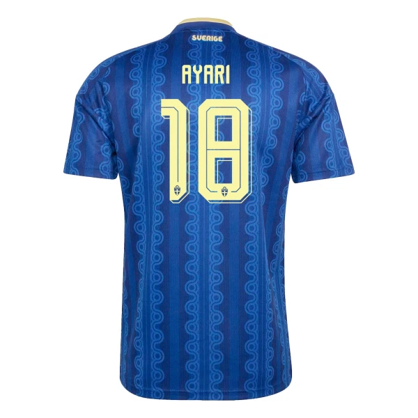 Maglia Svezia Ayari 18 Uomo Secondo Mondiali 2026 Maglia Svezia Ayari 18 Uomo Secondo Mondiali 2026
