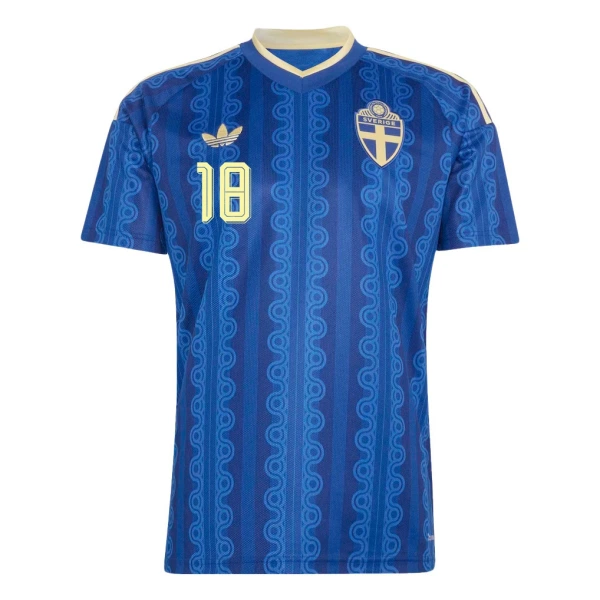 Maglia Svezia Ayari 18 Uomo Secondo Mondiali 2026