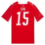 Maglia Svizzera Djibril Sow 15 Uomo Primo Mondiali 2026